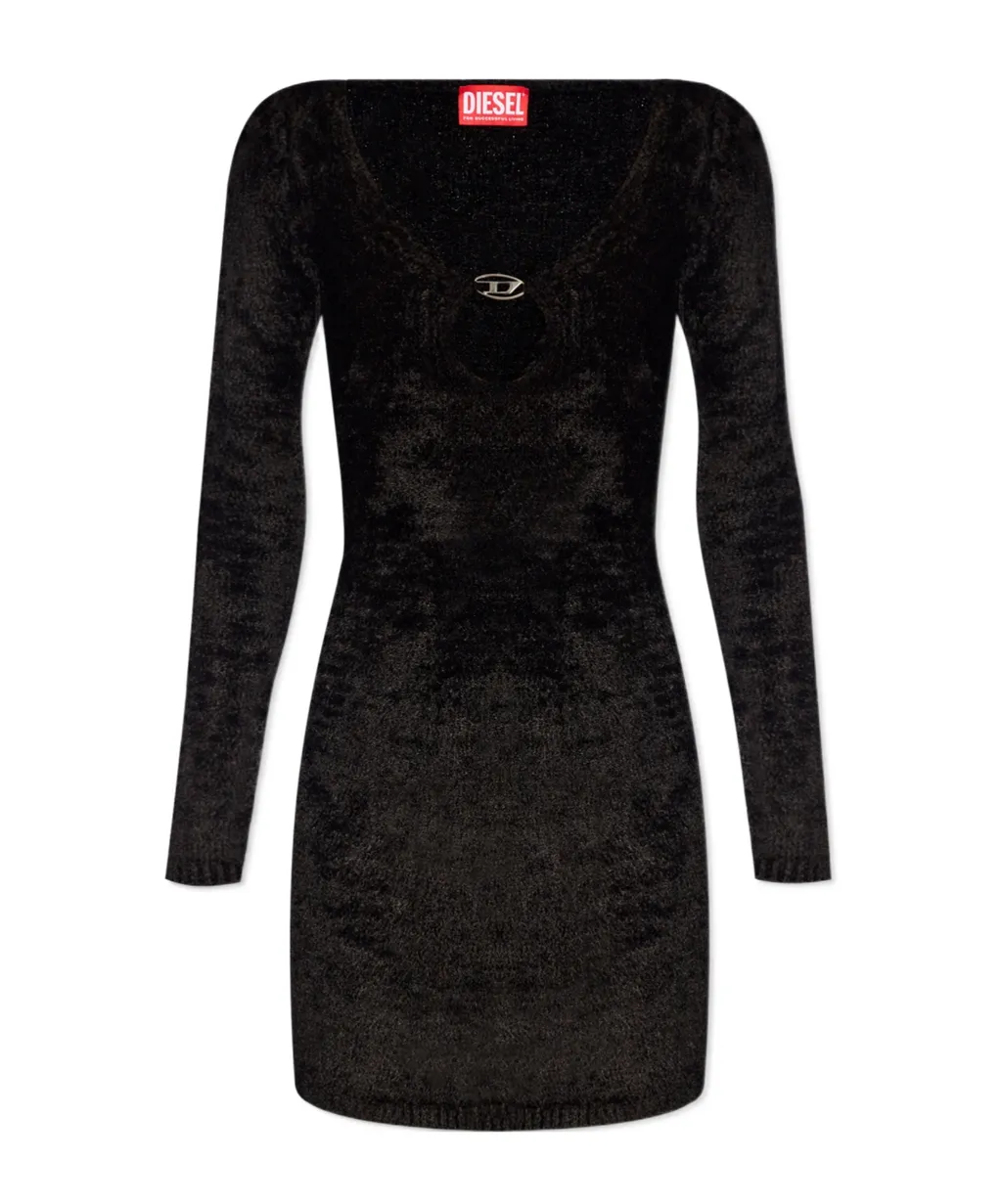 M-Coleen Logo-Plaque Dress