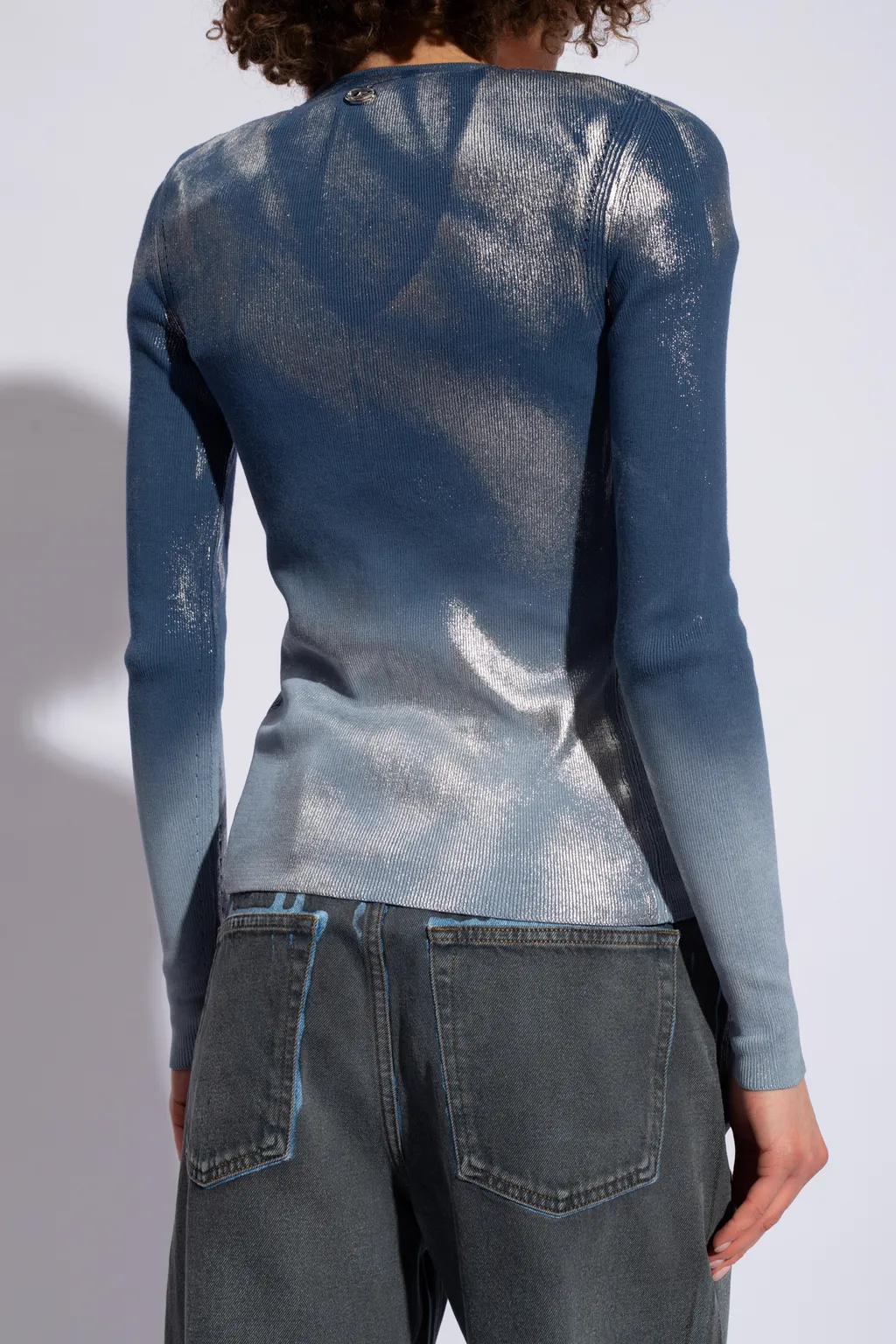M-Isolde Faded Metallic Cardigan