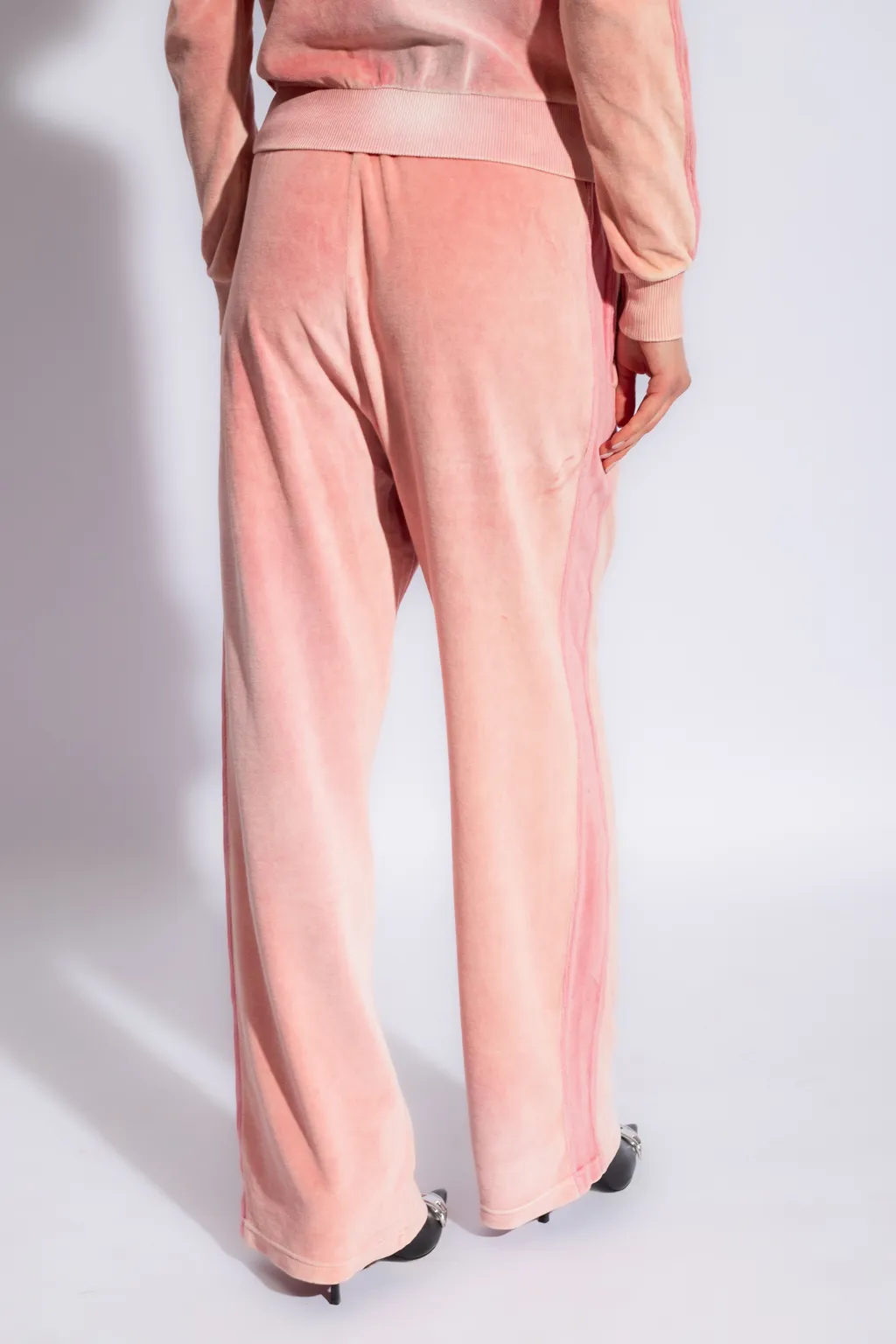 Low-Rise Velvet Trousers