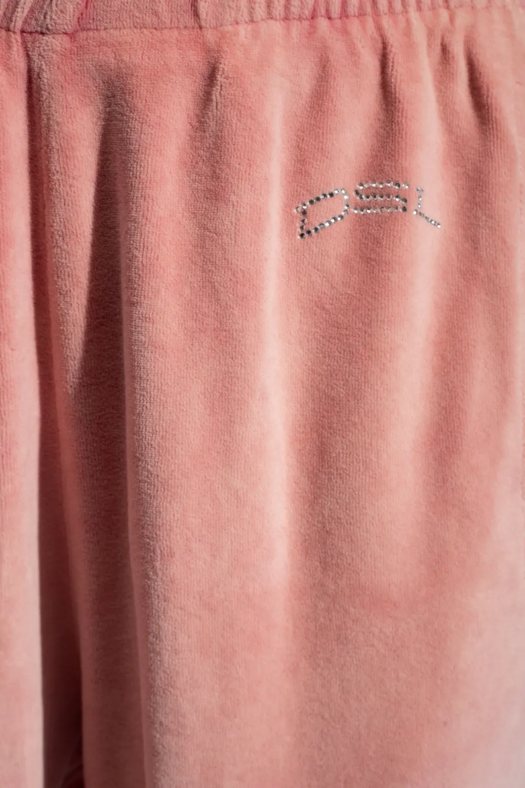 Low-Rise Velvet Trousers