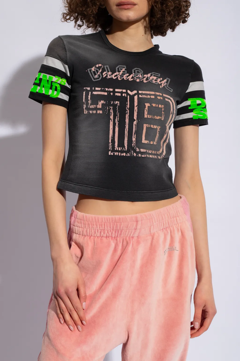 T-Uncusl Flocked-Logo T-Shirt