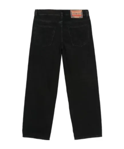 D-Macro Mid-Rise Straight-Leg Jeans