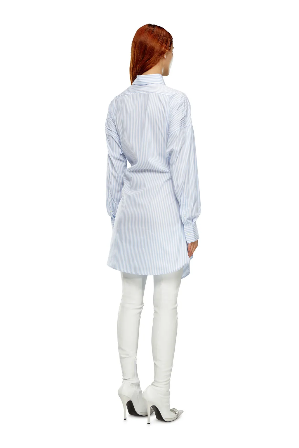 D-Sizen-N2 Striped Shirt Dress