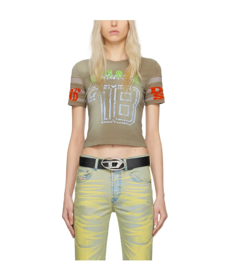 T-Uncusl Flocked-Logo T-Shirt