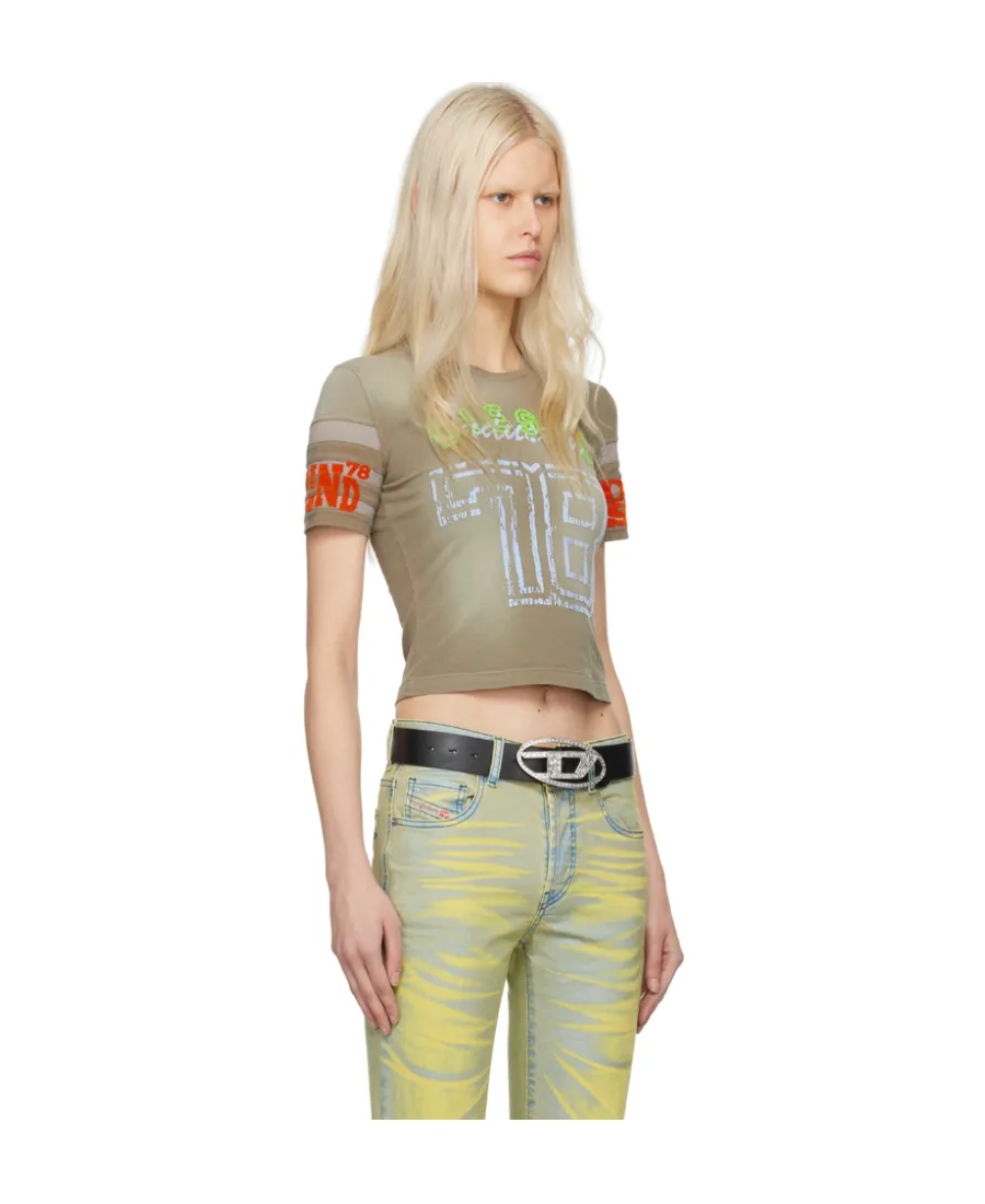 T-Uncusl Flocked-Logo T-Shirt