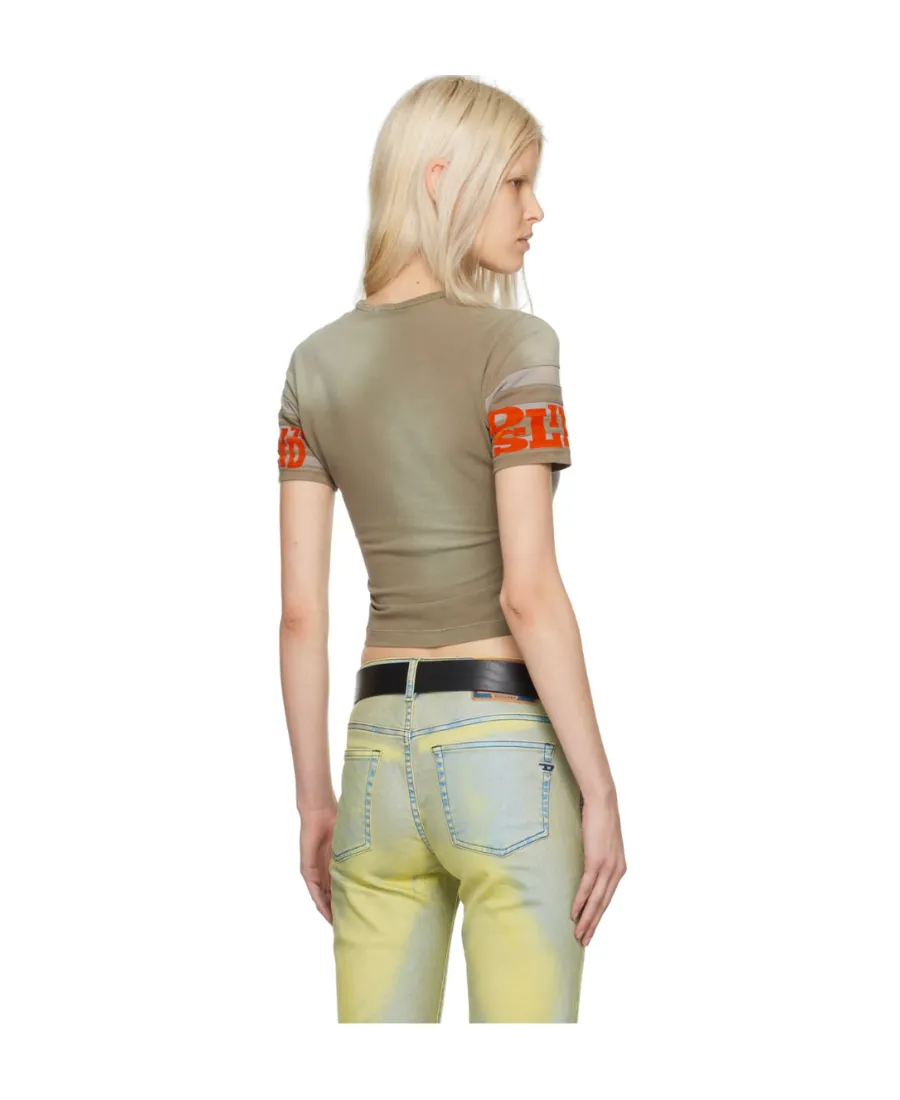 T-Uncusl Flocked-Logo T-Shirt
