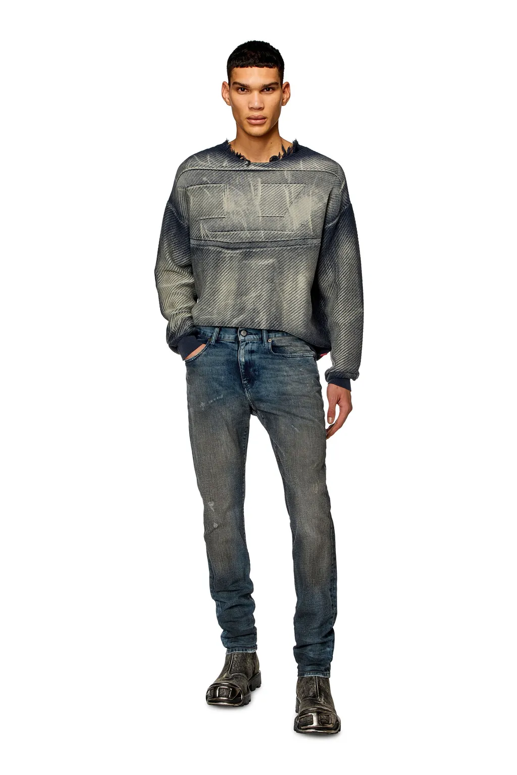 D-Strukt Straight-Leg Jeans