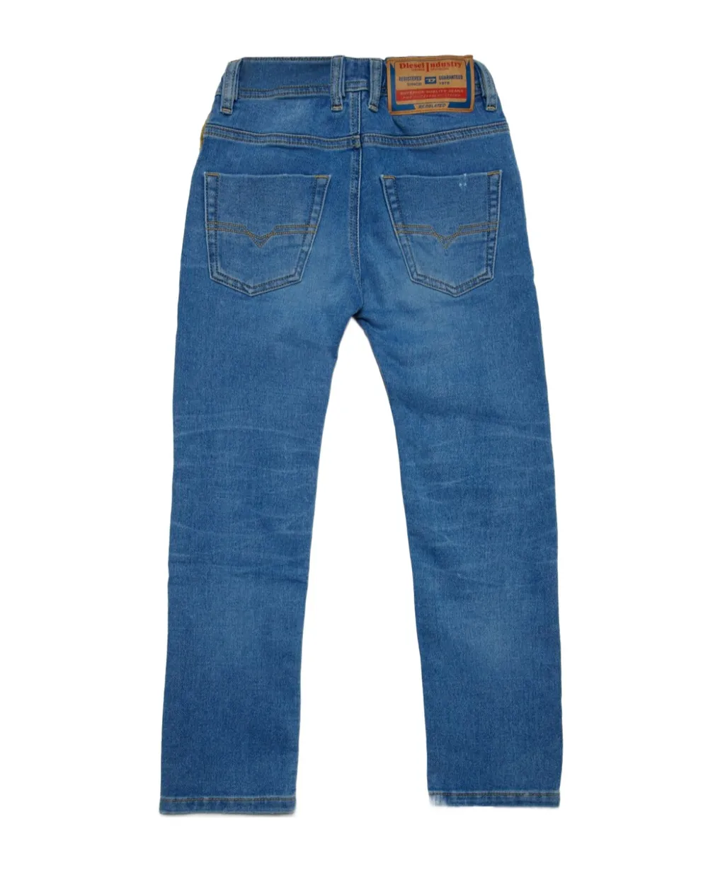 Elasticated Drawstring Waist Jeans