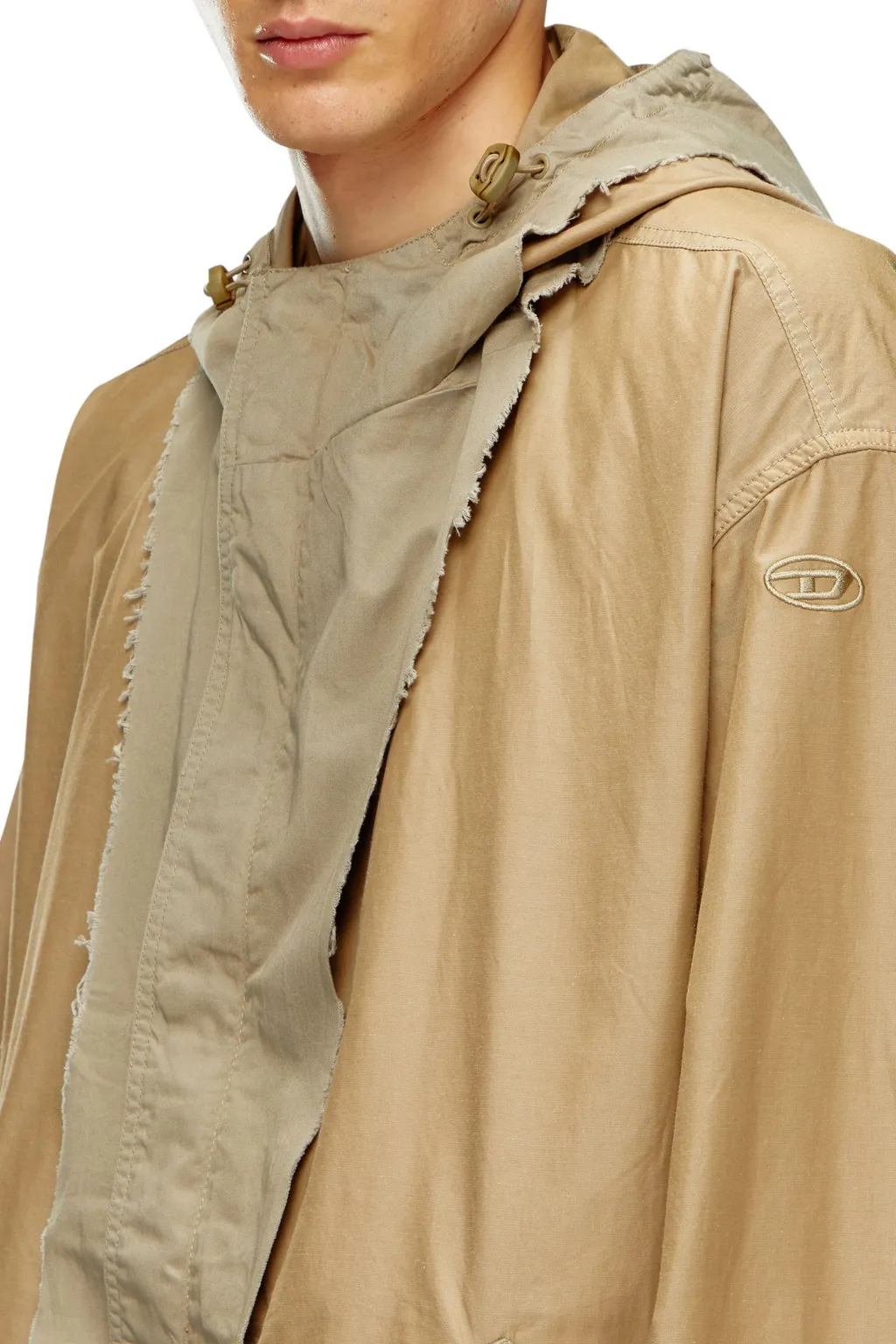 J-Mckell Distressed Panel Detailed Jacket