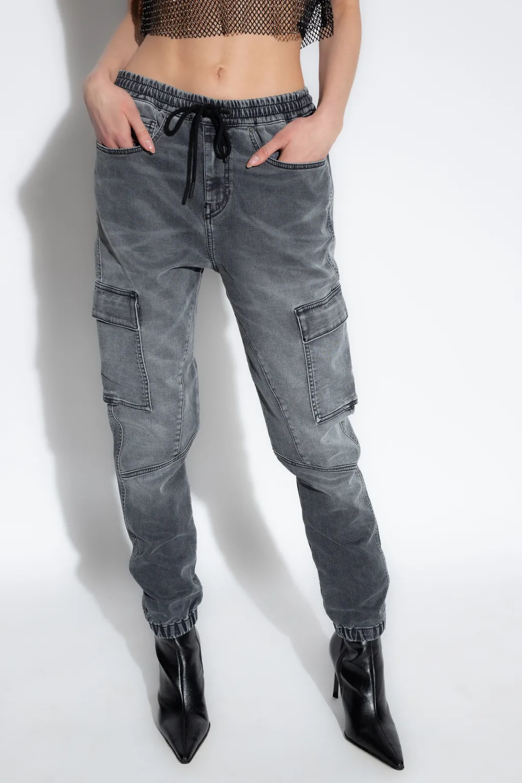 D-Ursy Mid-Rise Slim-Leg Jeans