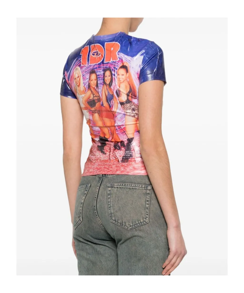 Photograph Printed Crewneck T-Shirt