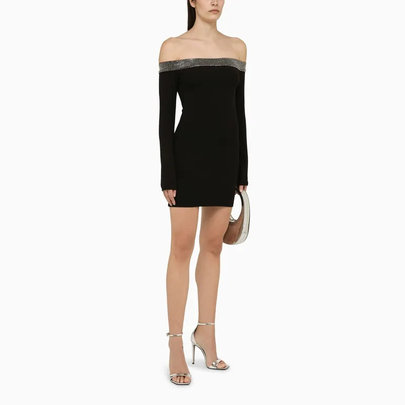 Long-Sleeved Strapless Dress