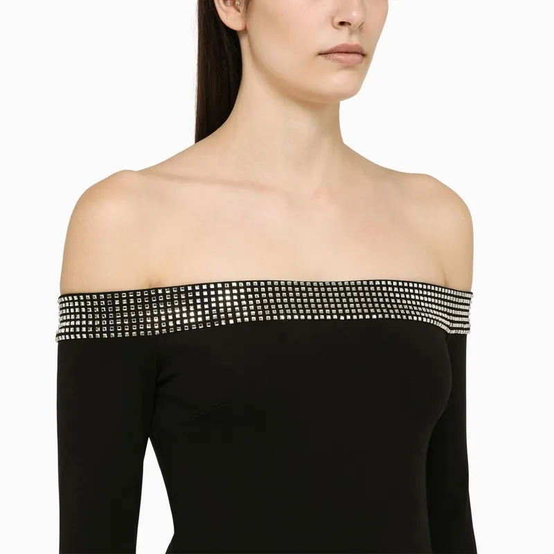 Long-Sleeved Strapless Dress