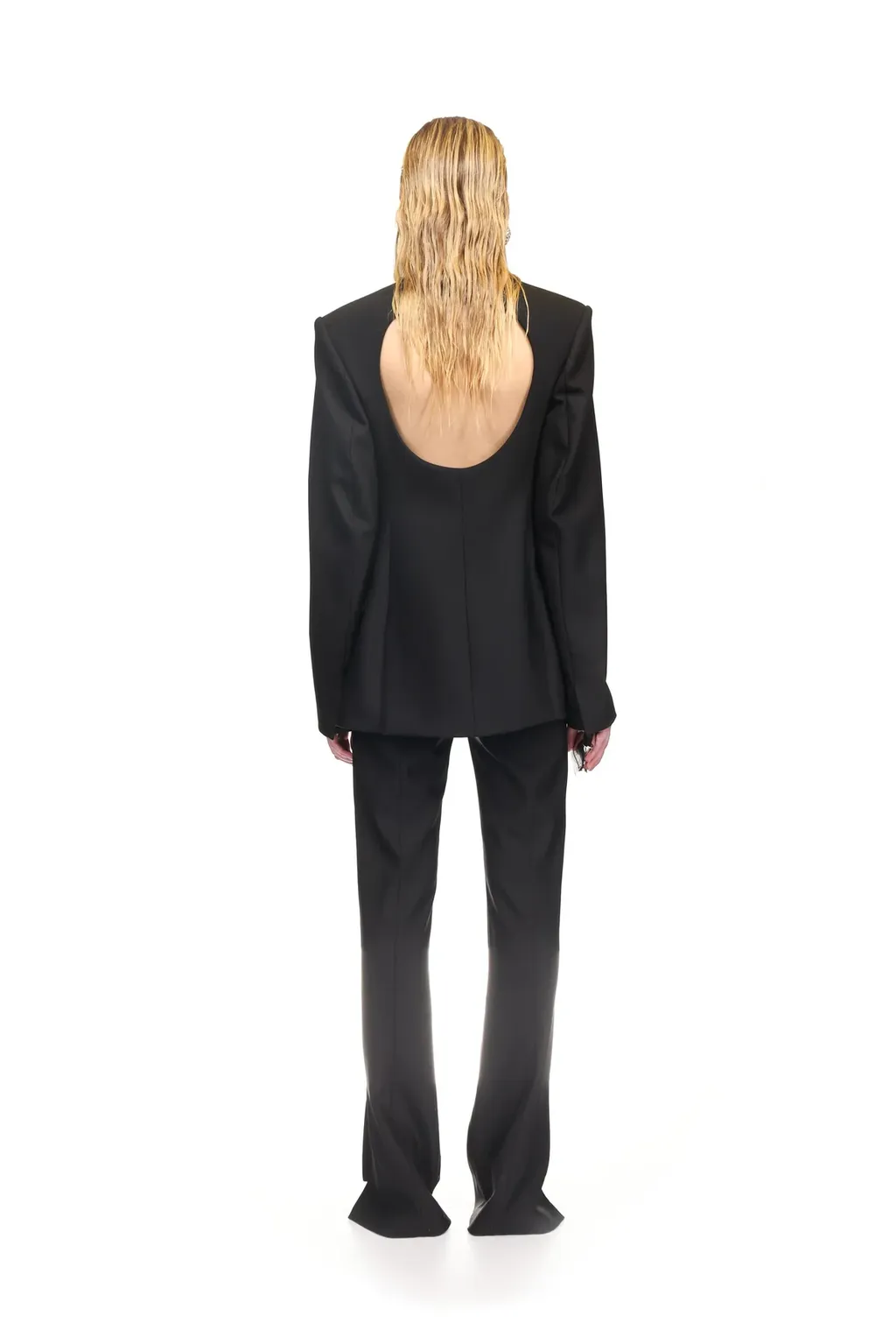 Cut-Out Detail Tailored Blazer