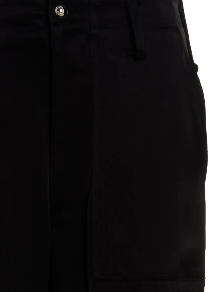 Satin Utility Cargo Pants