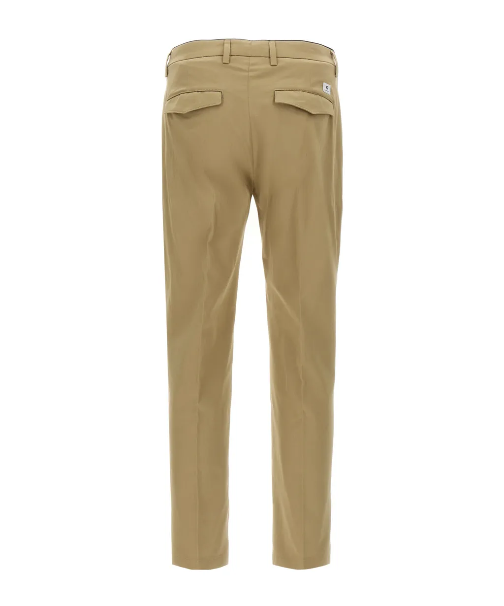 Pleated Zip-Fly Trousers