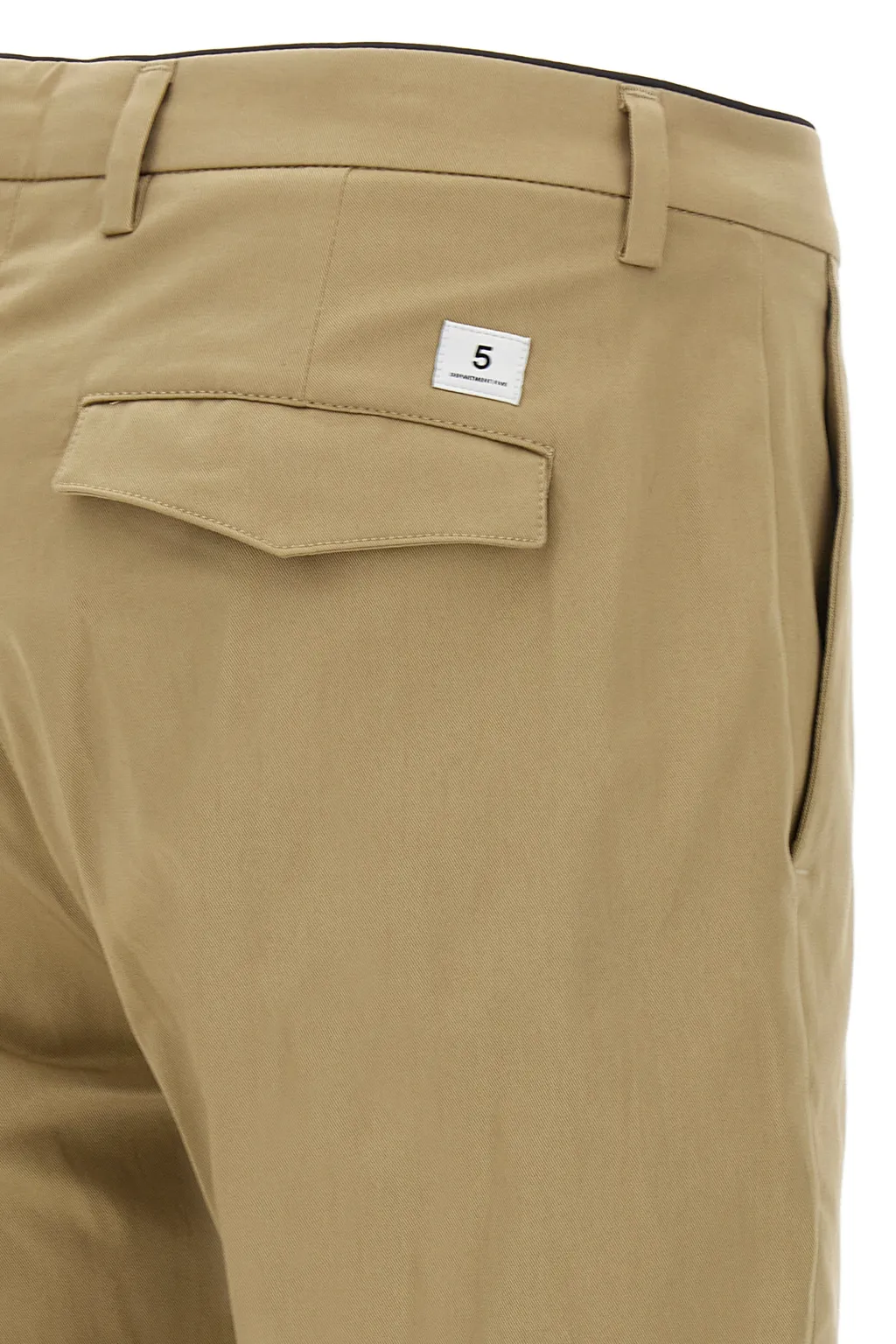Pleated Zip-Fly Trousers