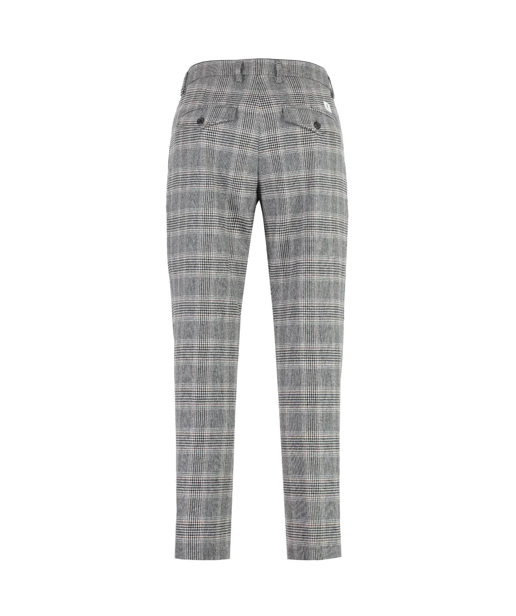 Checked Chino Pants