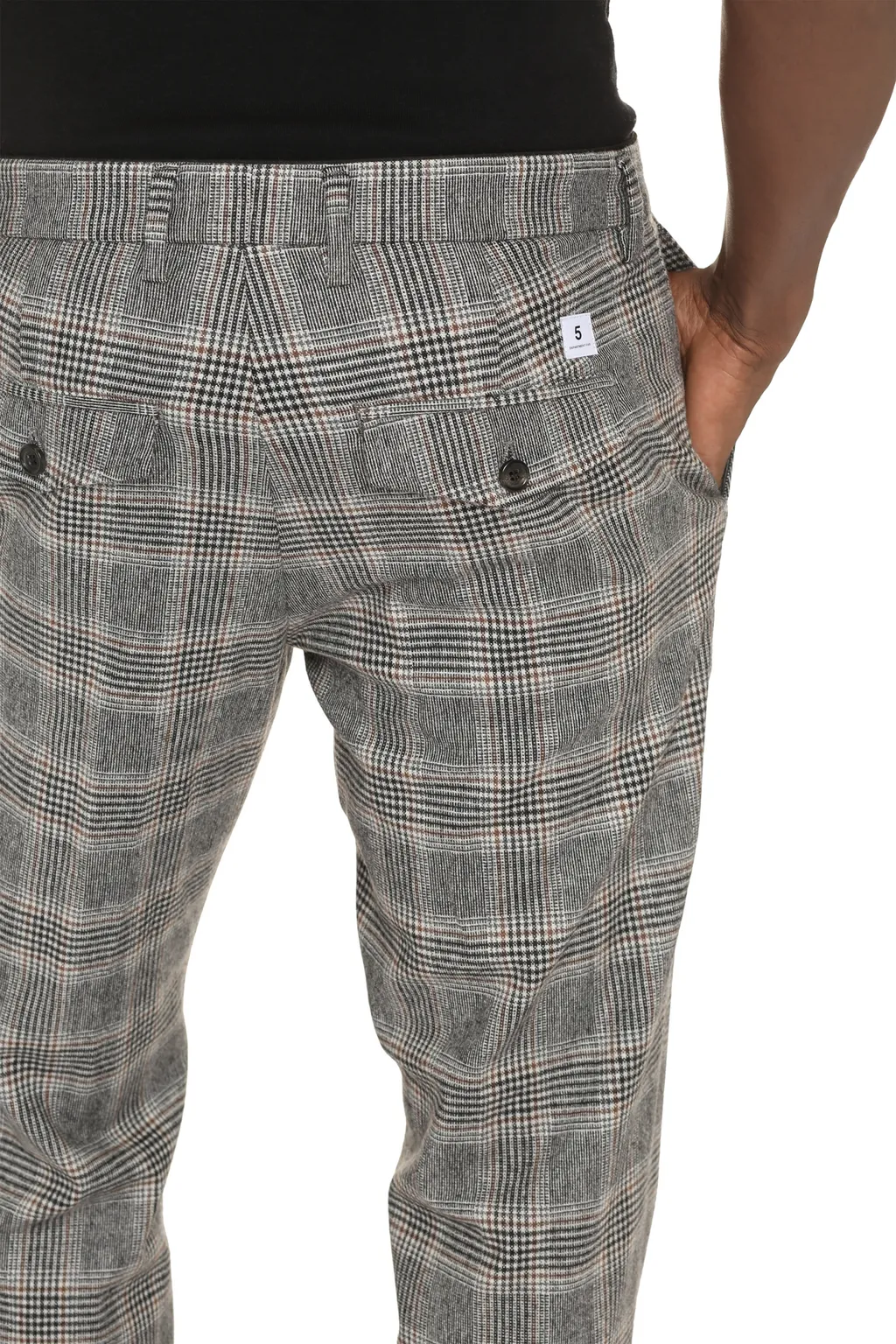 Checked Chino Pants