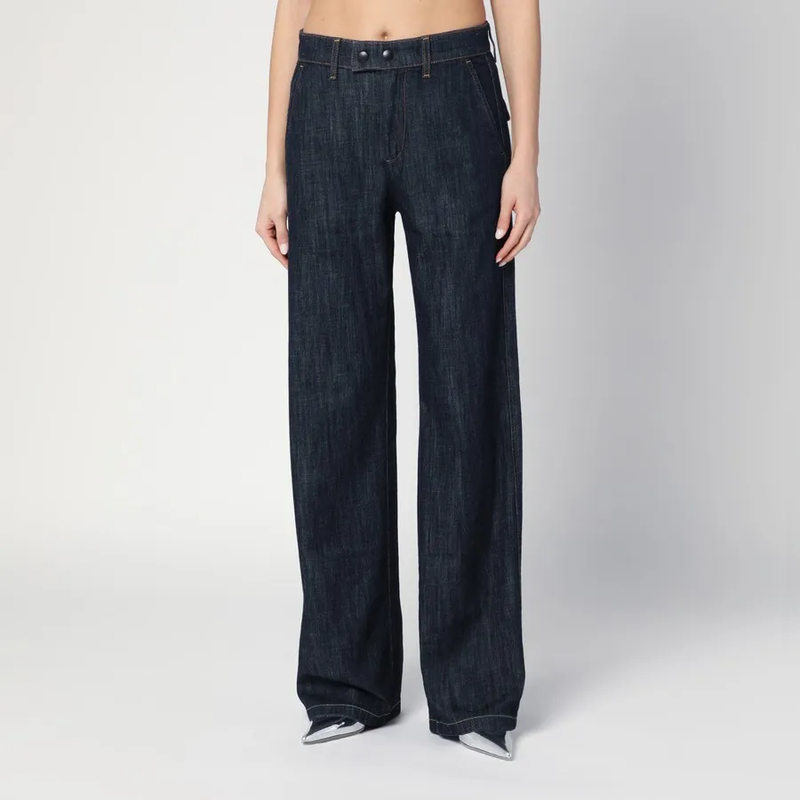 Mouning Straight-Leg Cotton Jeans