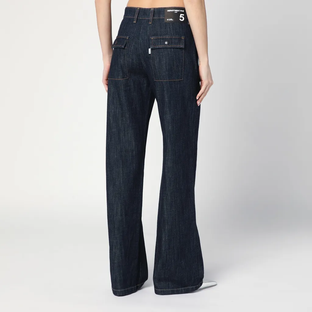 Mouning Straight-Leg Cotton Jeans