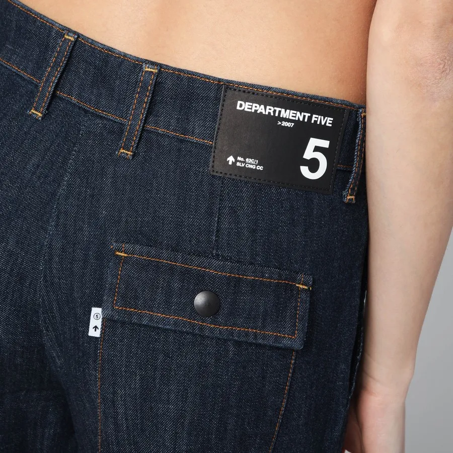 Mouning Straight-Leg Cotton Jeans