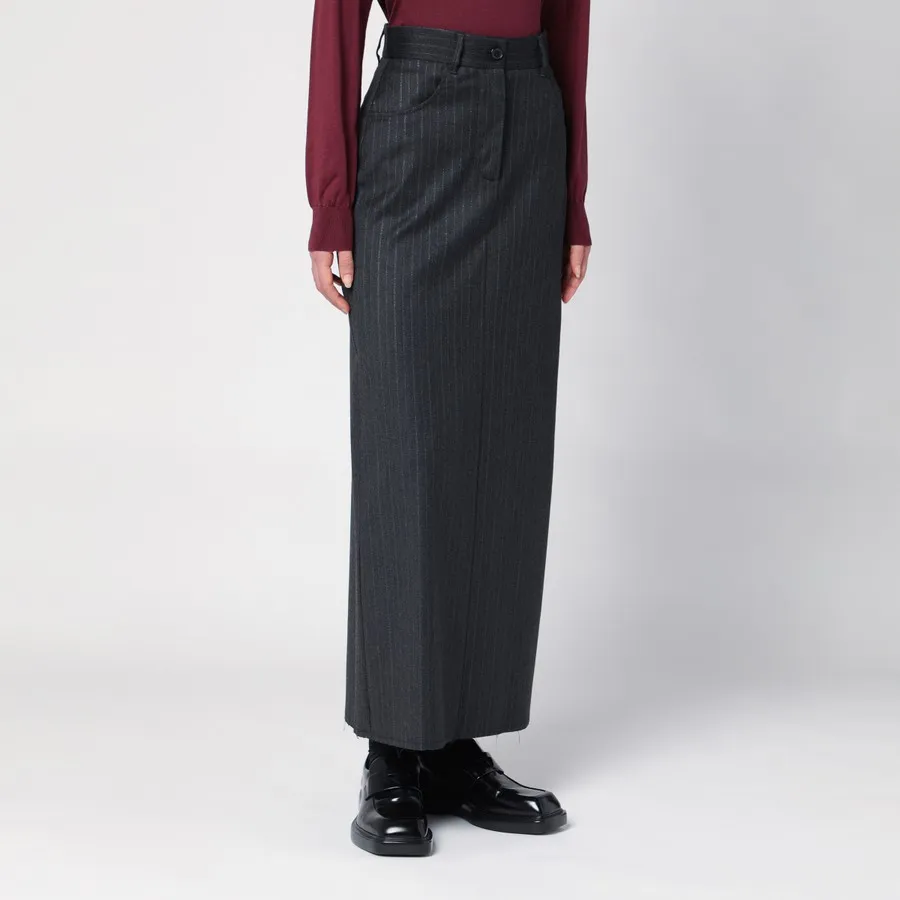 Department 5 Pinstripe Maxi Skirt