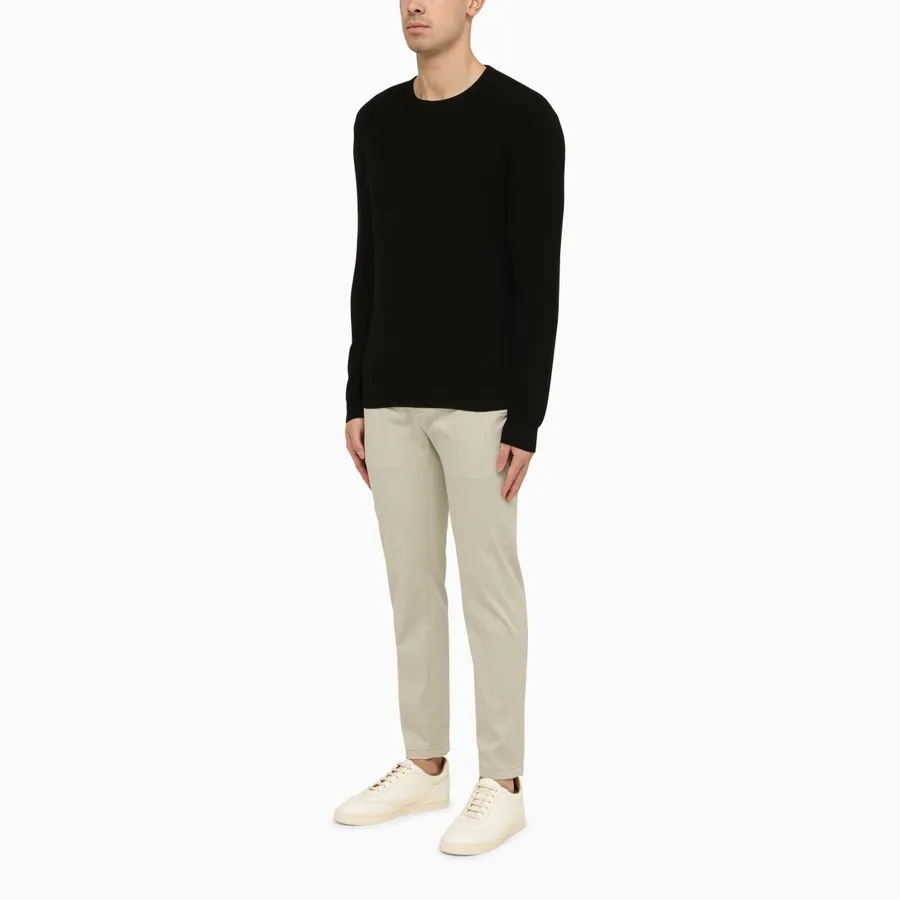 Belt-Loop Casual Pants
