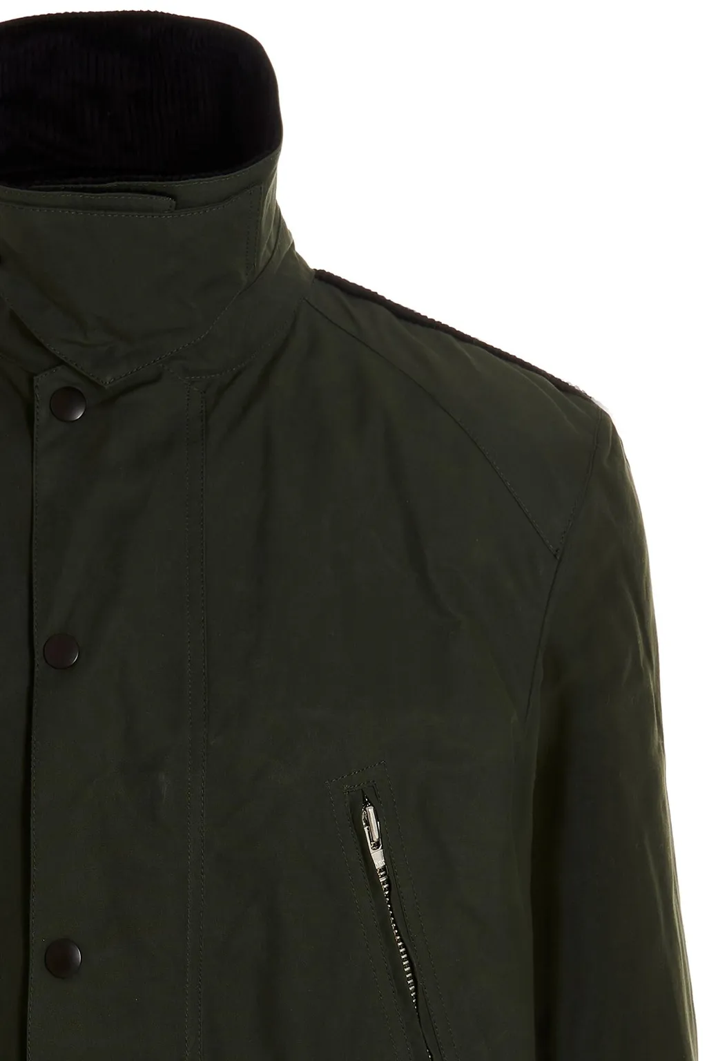 Middle Barbour Single-Breasted Jacket