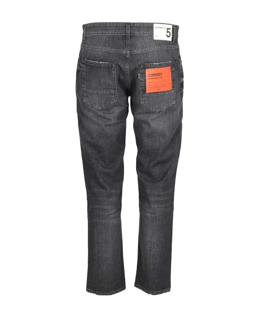 Straight-Leg Cut Jeans