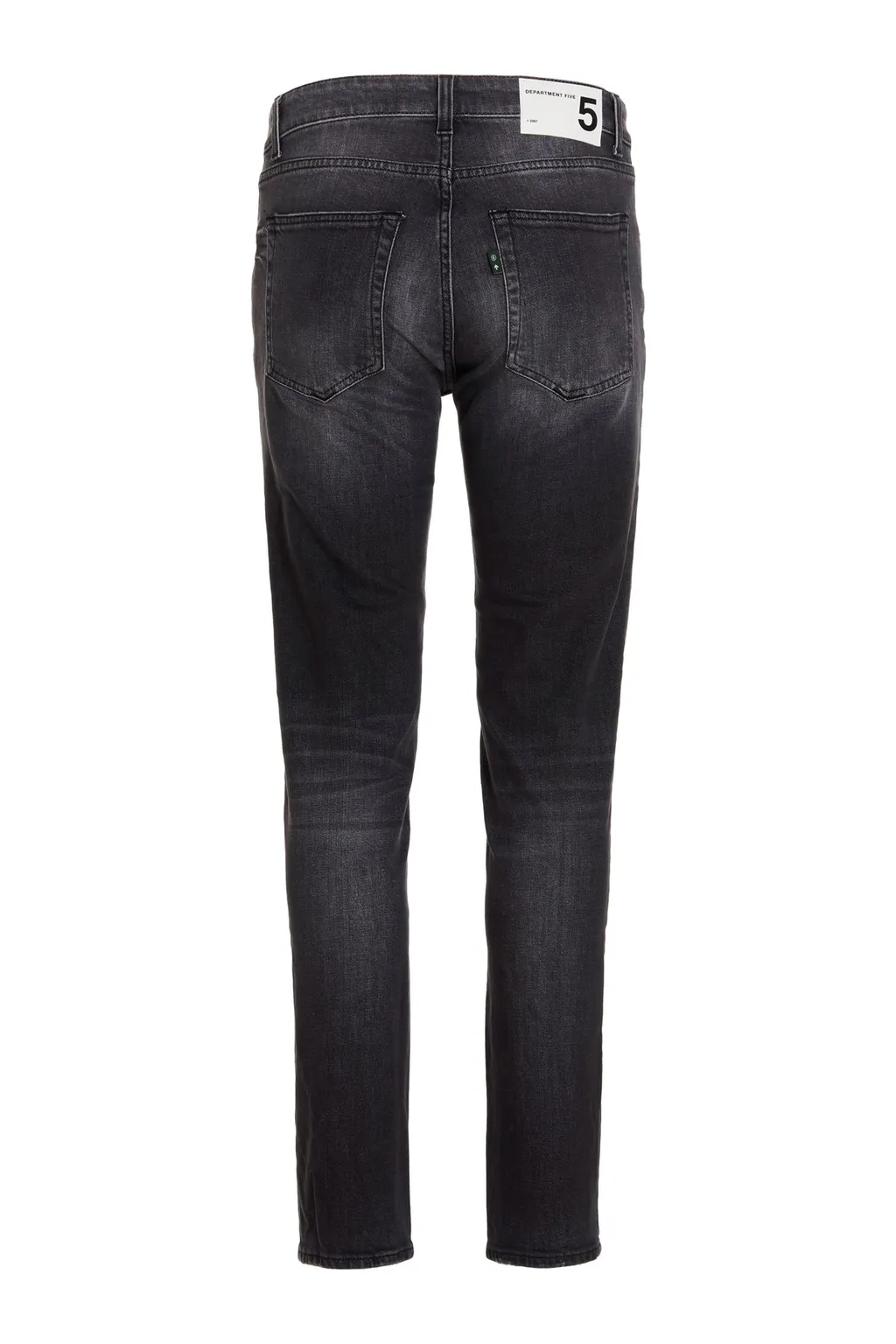 Distressed-Effect Slim-Leg Jeans