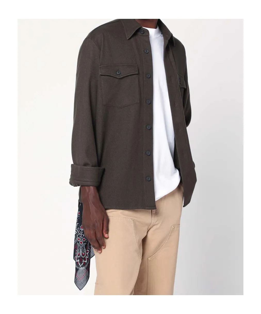Destin Surl Overshirt Style Button-Up Shirt