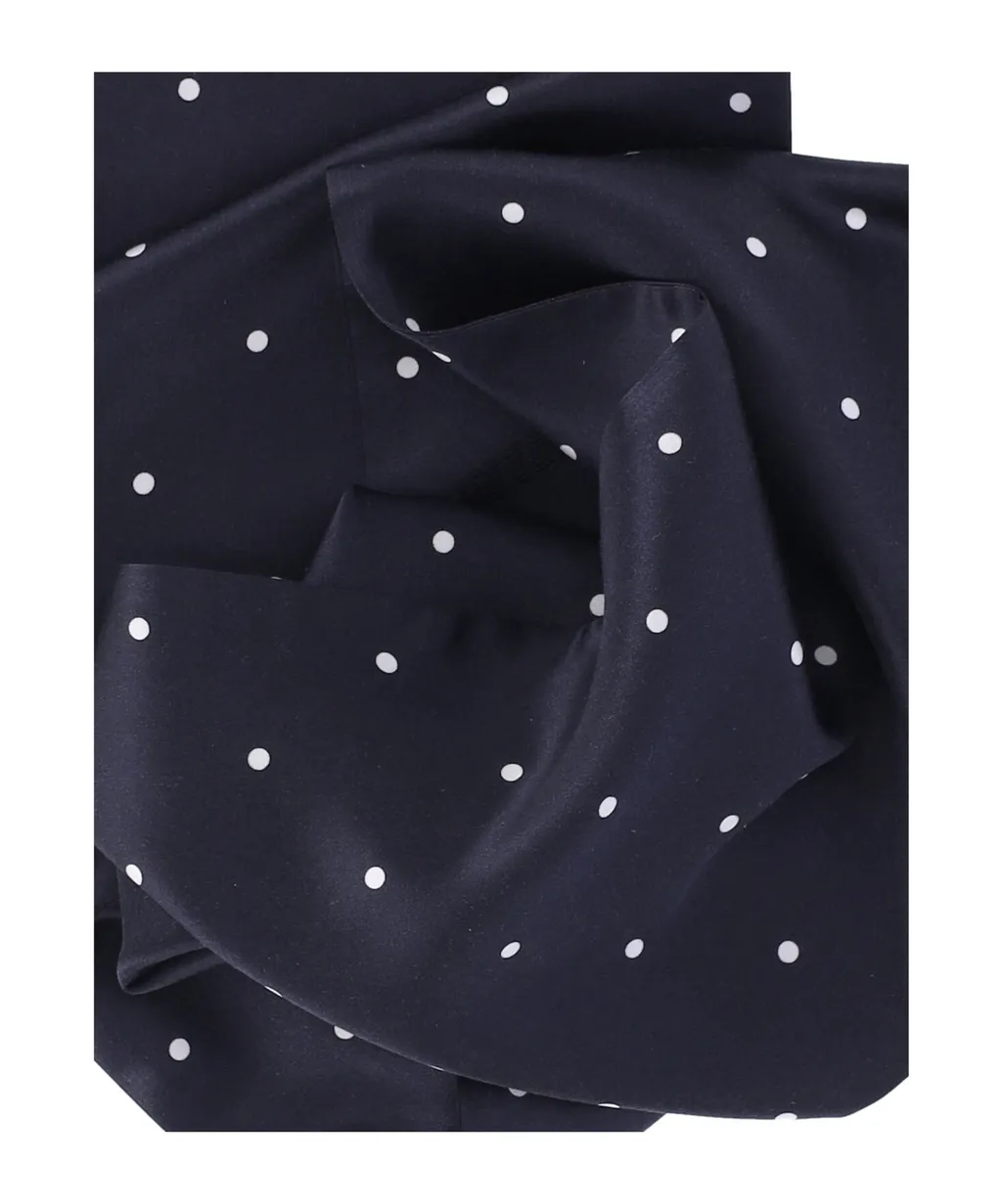 Destin Dot Printed Frayed Scarf