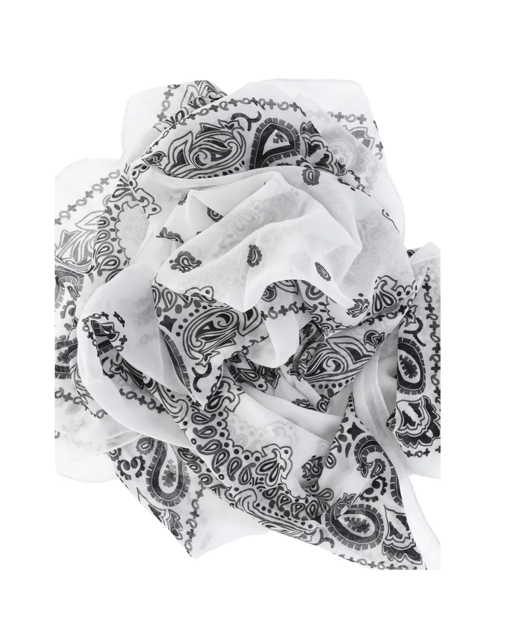 Destin Graphic Printed Sqaure Scarf