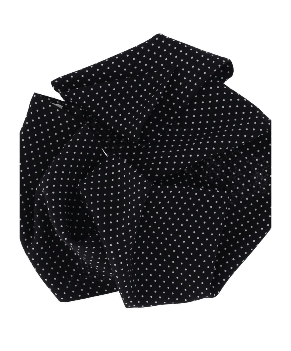 Destin Logo Patch Dot Printed Scarf