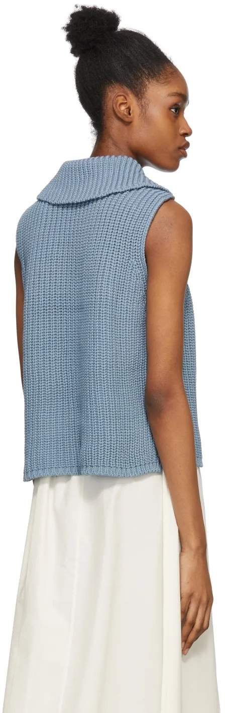 Sleeveless Knitted Pullover