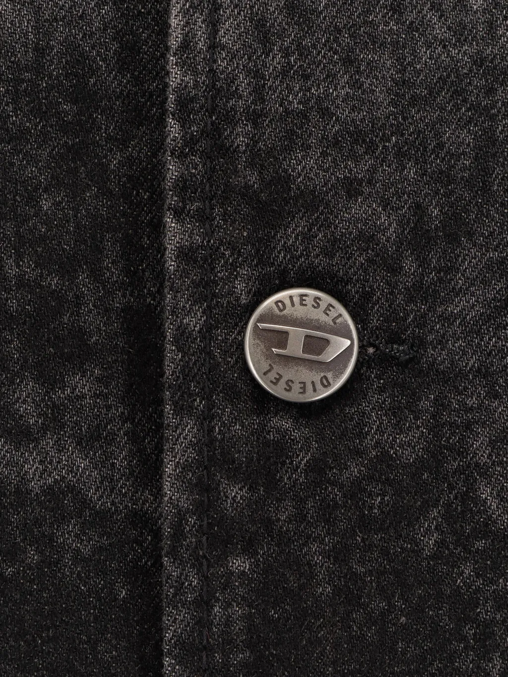 V-Neck Button-Up Jacket