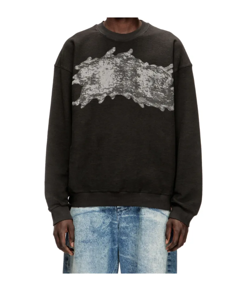 Graffiti-Print Sweatshirt