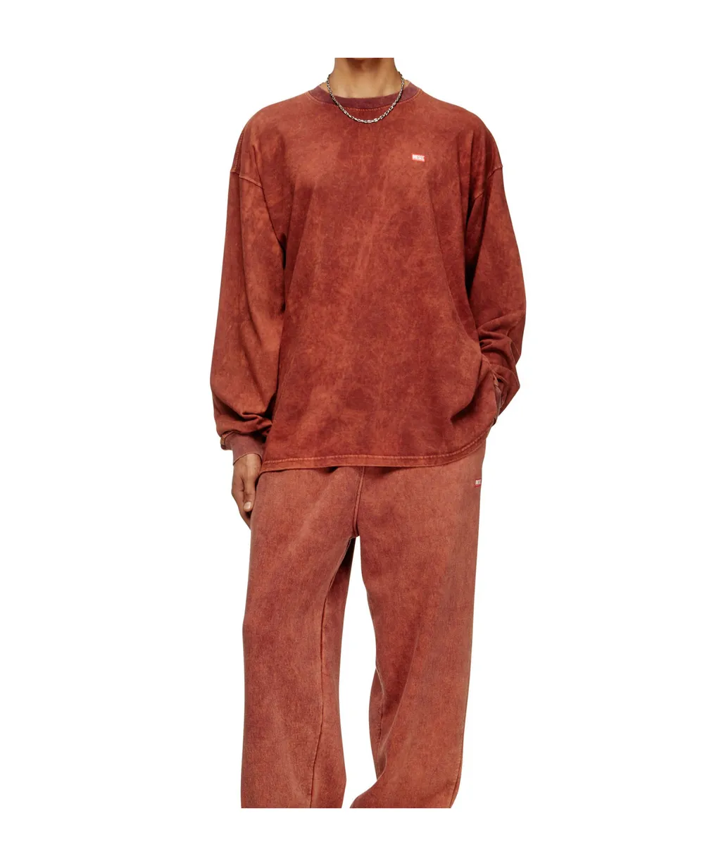 T-Boxt-Ls-T3 Acid-Wash Long-Sleeve T-Shirt