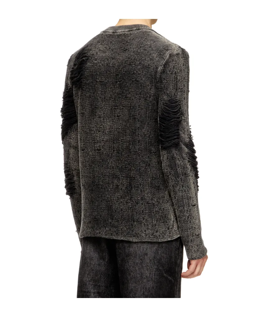 Frayed-Detail Sweater