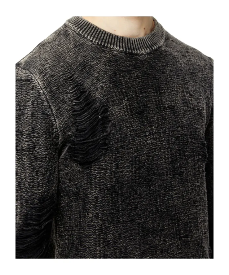 Frayed-Detail Sweater