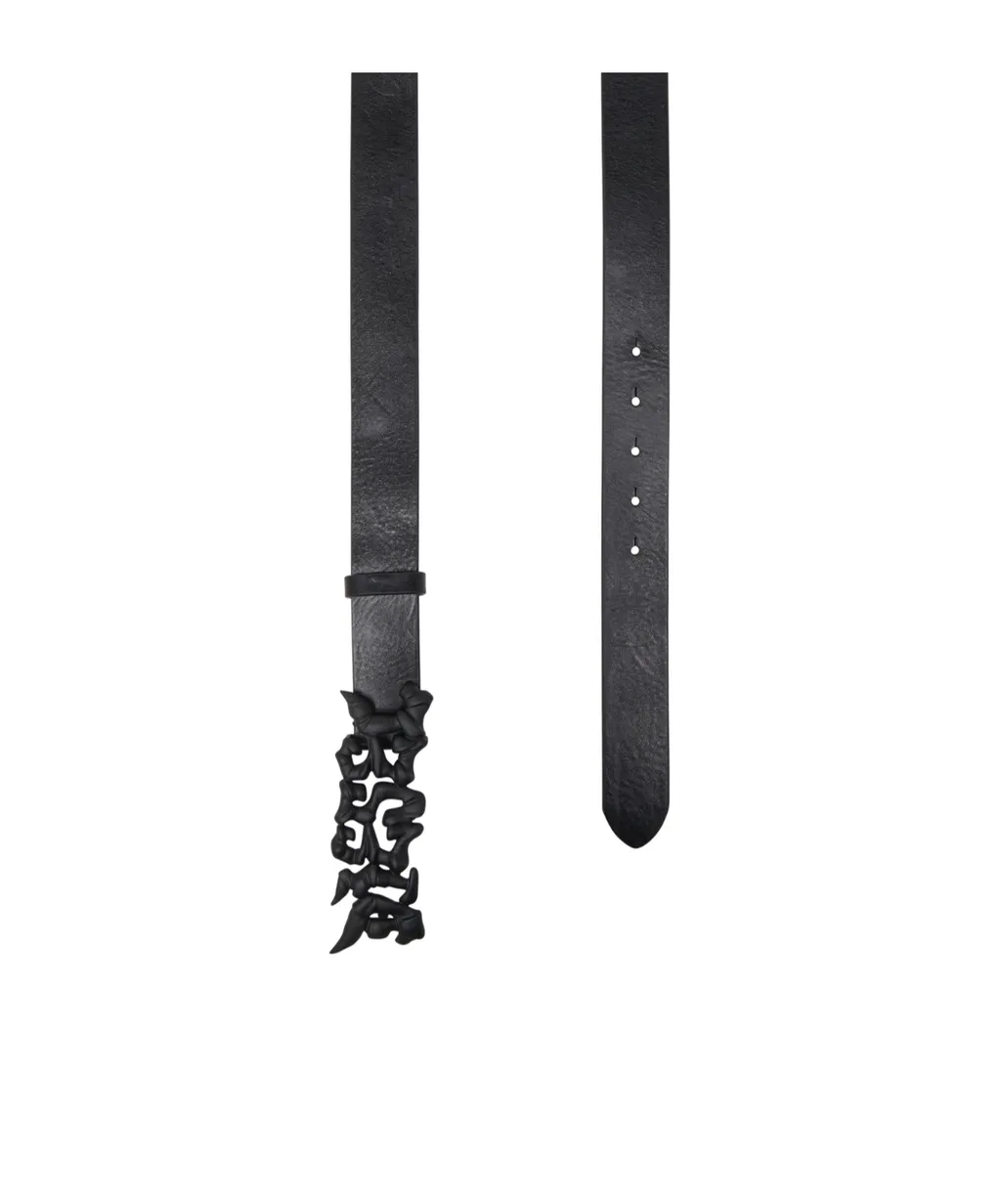 B-Graffiti Logo Buckled Belt