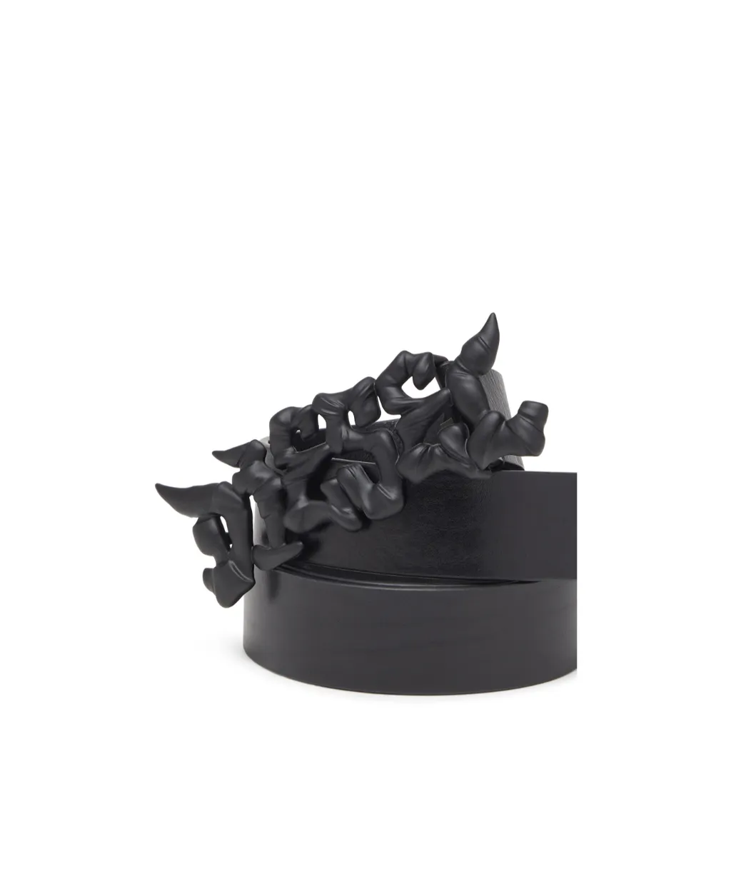 B-Graffiti Logo Buckled Belt