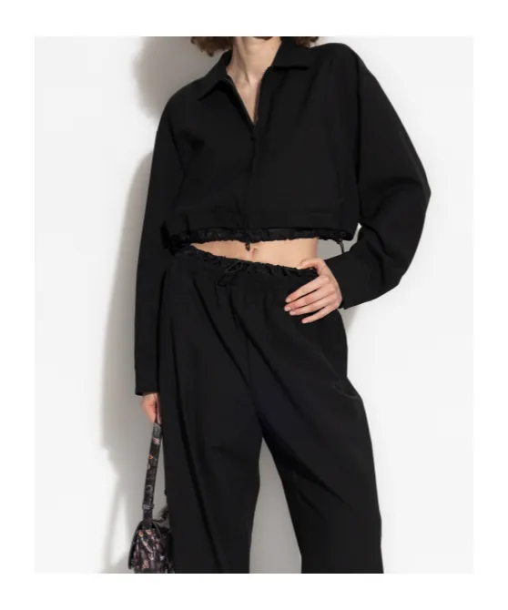 J-Ting Cropped Zip-Front Jacket