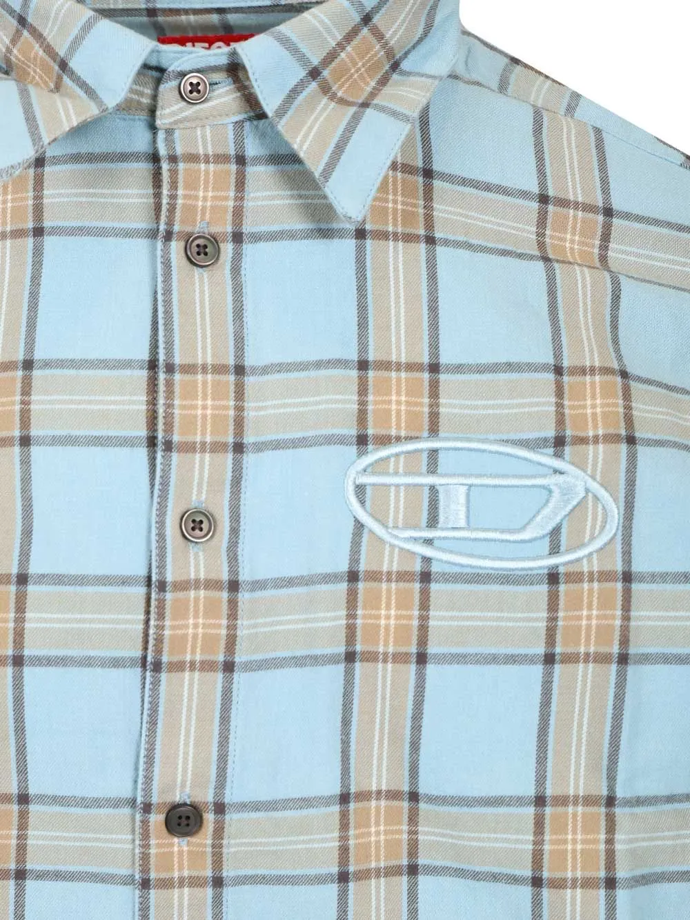 S-Simply-Ajfi Embroidered Checked Shirt