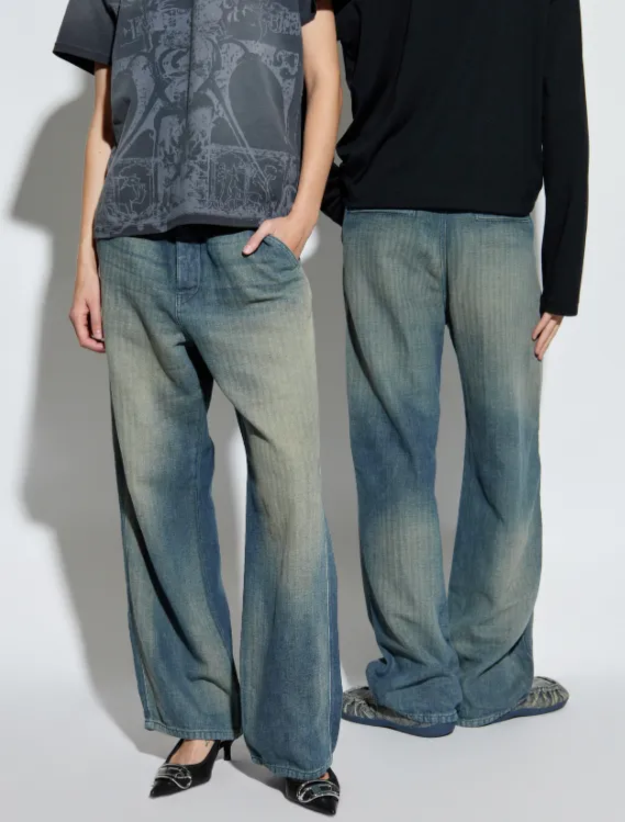 D-Phant-Chino Herringbone Jeans