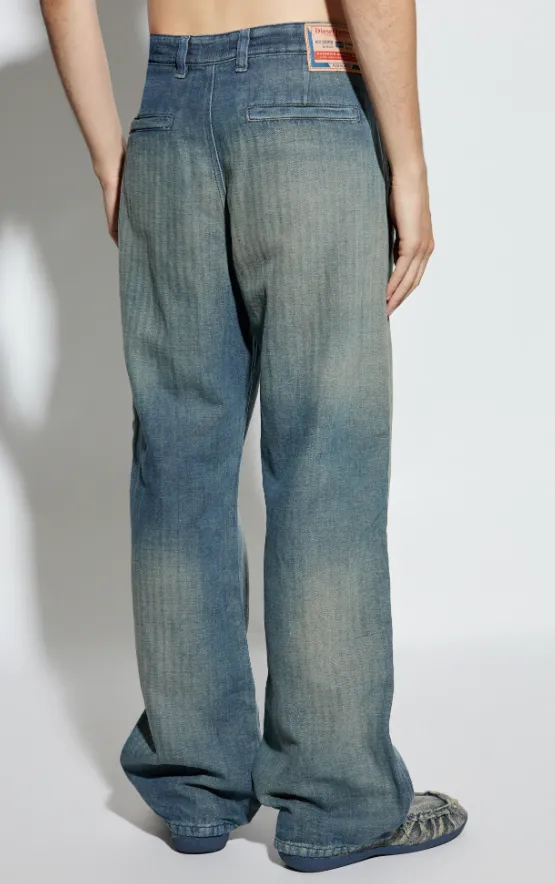D-Phant-Chino Herringbone Jeans
