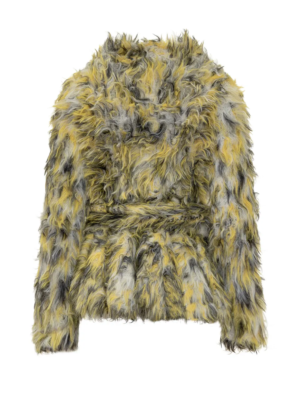 M-Annaine Open-Front Fluffy Knit Cardigan