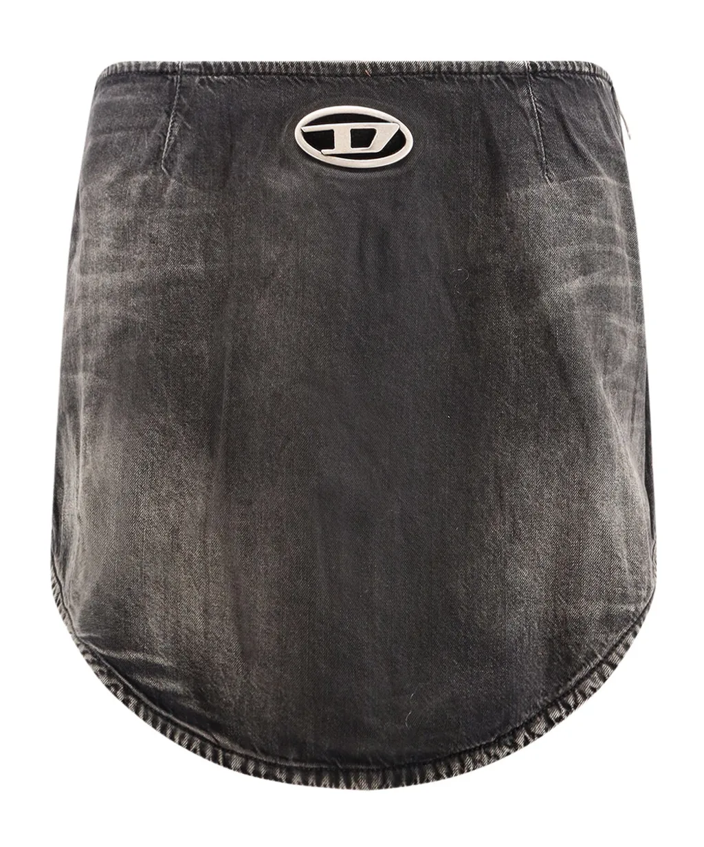 Logo Plaque Mini Skirt