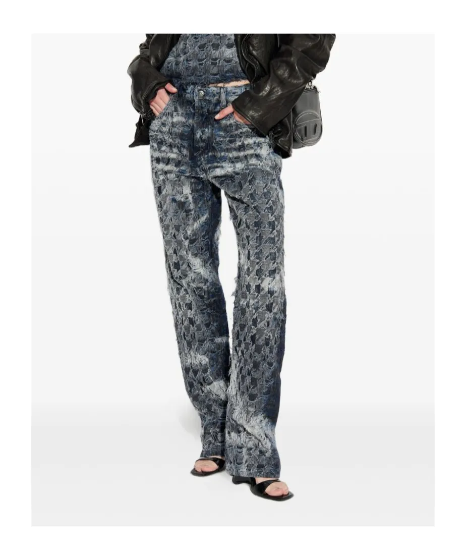 Frayed-Effect Jeans